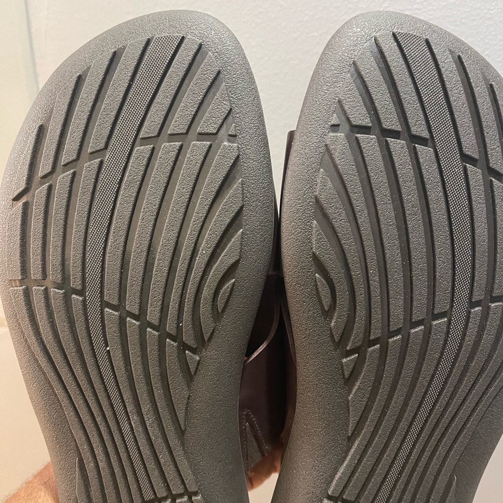 Kenneth Cole Sand-y Beach/Quick Sand Lsrd Slide Sandals Drk Brwn Sz 11 - Picture 9 of 16